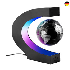 Magnetische Schwebende Weltkugel | LED-Licht | Drehbar