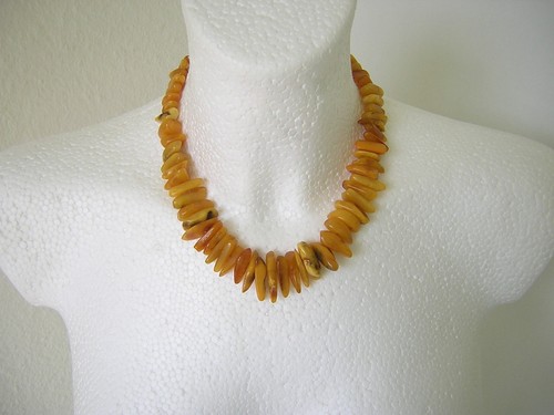 Bernstein kette butterscotch - bernstein,