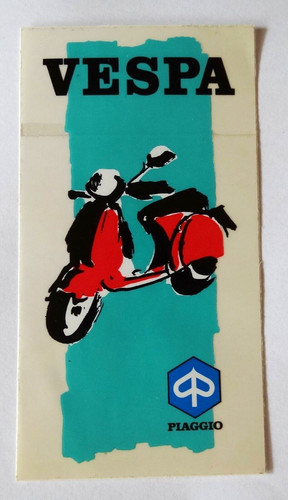 Werbe aufkleber vespa - vespa, px