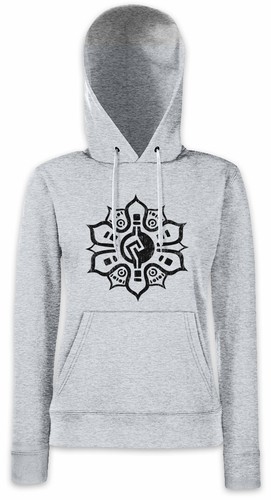 Aztec flower damen - i, hoodie