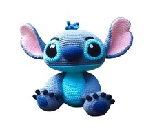 Süße Disney Lilo Stitch nur Häkelanleitung, einfache Amigurumi Stricken Bastelidee