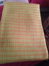 2x Gardine Vorhang Vintage 60er 70er Jahre, mit Häkchen 