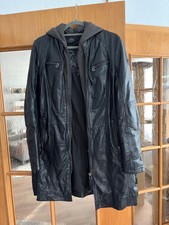 Gipsy Ledermantel schwarz