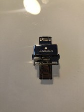 Junghans Faltschließe Edelstahl UNBENUTZT 18 Für Lederband