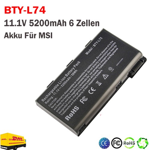 5200ma bty l74 - akku, für