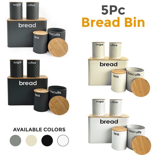 5tlg küchenset brotkasten tee - brotkasten,