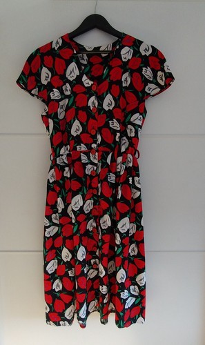 Vintage kleid tulpen - kleid,