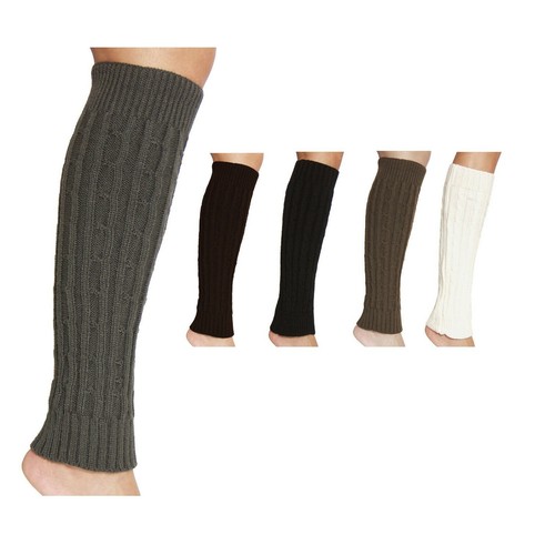 Warme zopf strick beinstulpen - zopf,