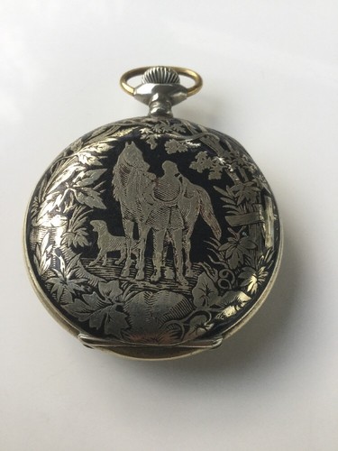 Antike taschenuhr mit - antike,