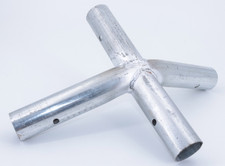 Ersatzteil für Partyzelt 5m Breite 4er Verbinder 140° Dachverbinder Festzelt