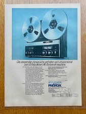 Revox hifi tonbandmaschine - revox,