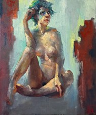 Original Ölgemälde, Akt