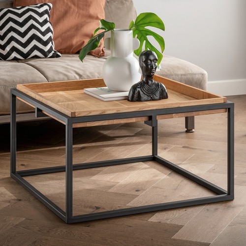 Couchtisch 70x70cm massivholz - couchtisch,