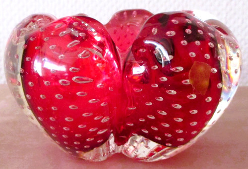 Murano glas aschenbecher - glas,