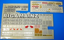 2 x Decal/selbstkl. Abziehbild...für LKW's 1:87...Baumaschinen, Container, usw.