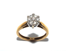 Damenring, 18 Karat Gelbgold