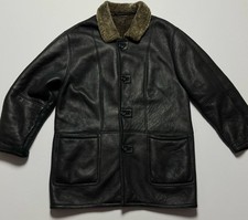 Lammfell Gewachst Echt Pelz Gr 50 Jacke Mantel Leder Parka 8448