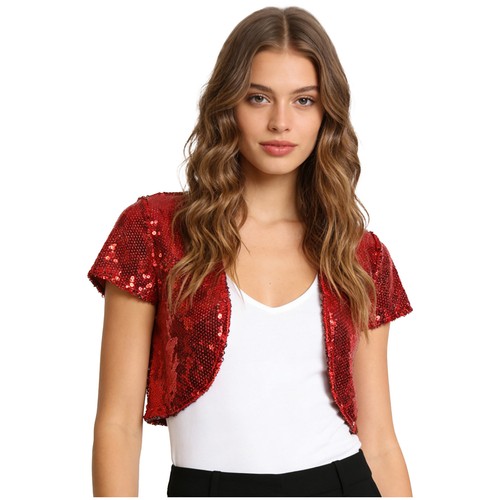 Damen bolero jacke kurzarm - jacke,