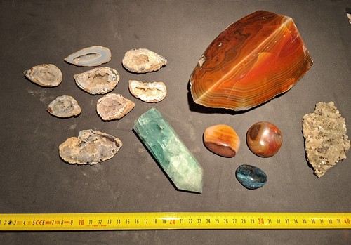 Konvolut geoden drusen jaspis - geoden,