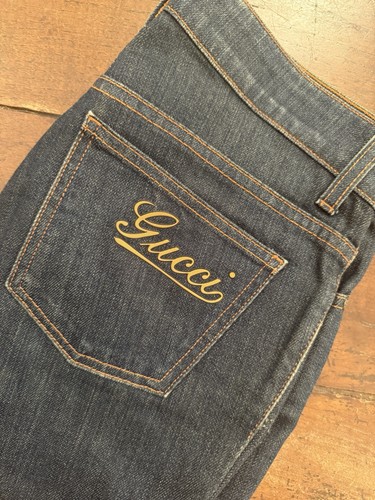 Gucci damen blue jeans - blue,