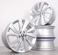 Alufelgen 17 Zoll Skoda Fabia 4 PJ Original Felgen Felgensatz Riegel 6VA601025T