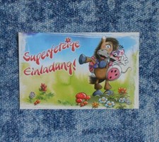  Diddl Karte Einladungskarte  Serie E -  Nr. 3   top Zustand selten