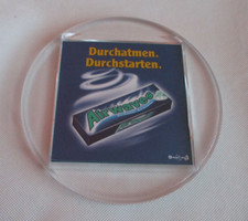 Werbe-Zahlteller Wechselgeld Schale Kassierteller Reklame mit Airwaves Werbung