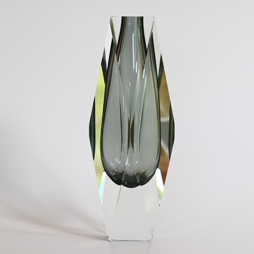 Murano glas vase - glas, kant
