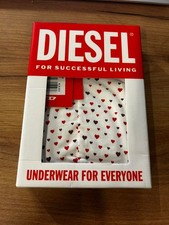 Diesel Herren Unterwäsche Gr. L Boxershorts Herzformen 00CIYK