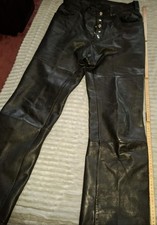 Lederhose GAY schwarz BW 32 - kl. Gebrauchs/Tragespuren - Keine Löcher, Risse