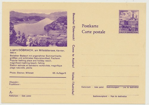 österreich 1971 ganzsache - 1971-73,