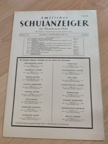 Amtlicher schulanzeiger - amtlicher,