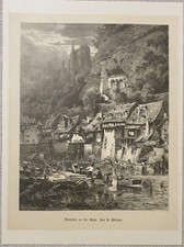 Chromolithograph sepia