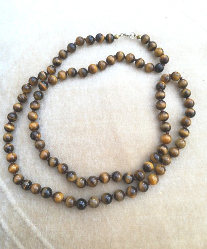 Tigerauge kette halskette - kette, /