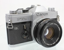 Canon FTb QL SLR Kamera mit Canon Lens FD 50mm 1:1.8 S.C. Objektiv - 64982