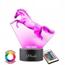 3D LED Nachttischlampe Pferd