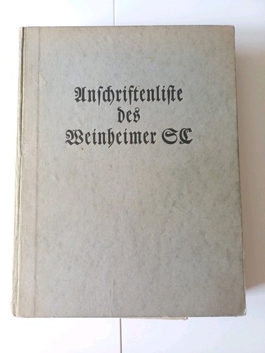 Anschriftenliste des
