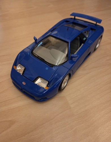 Modellauto bugatti blau - blau,