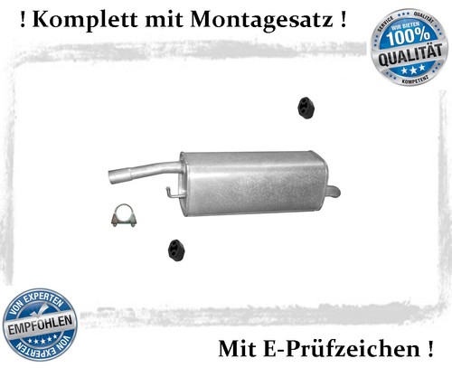 Endschalldämpfer ford fiesta - endschalldämpfer,