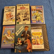 Louis De Funes VHS Sammlung Raritäten 6 Stück Alles tanzt nach meiner Pfeife 