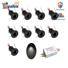 Mini LED Spots 12V 1W 9 Stück