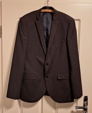 Schickes Sakko Jackett Angelo Litrico anthrazit Slim fit Gr. L Abitur Kommunion