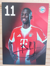 Nicolas Jackson -- signiert -- Autogrammkarte Bayern AK 2025-26 25-26 2025-2026