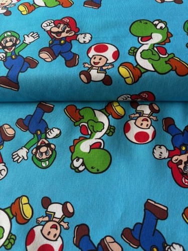 Baumwollstoff super mario - baumwollstoff,