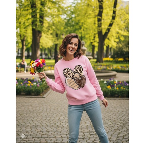 Damen sweatshirt herz - damen,