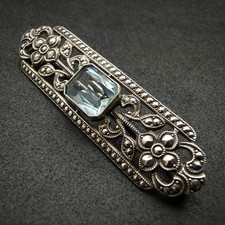 Art Deco Brosche 835 Silber