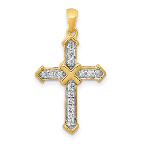 14k gelbgold passion diamant - 14k,