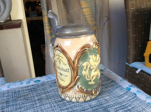 Vintage städte bierkrug - vintage, städte-bierkrug