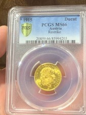 1915 Österreich Dukat Gold