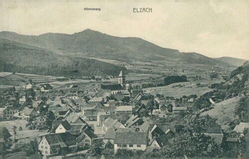 Ansichtskarte elzach 1910 - ansichtskarte,